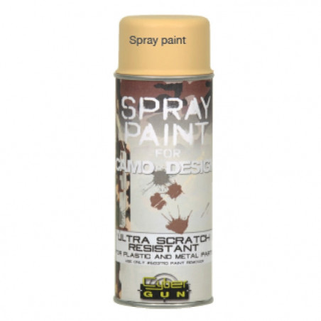 Spray peinture Swiss Arms pour repliques en metal et plastique - 400ml - Kaki foncé