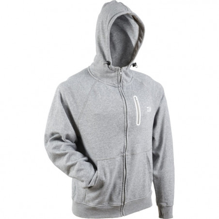 Sweat Daiwa à capuche zippé