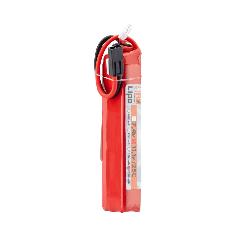 1 stick batterie Lipo 3S 11.1V 2000mAh 25C