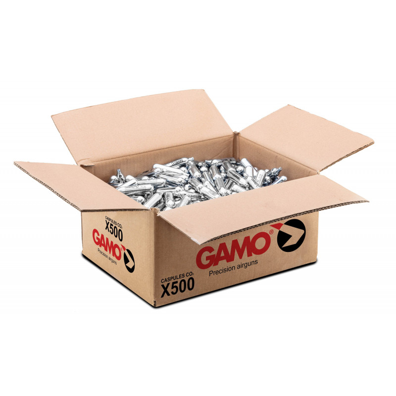 Carton en vrac capsules CO² Gamo - Par 500