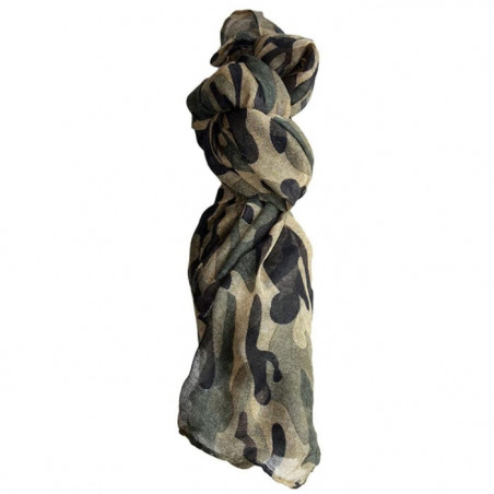 Chèche Stagunt imprimé logo LD - Camo