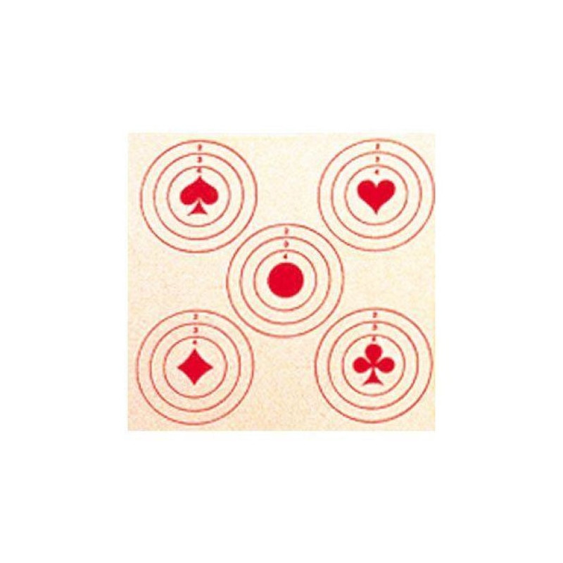 Cibles Colombi Sports AS 14x14cm X100