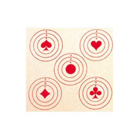 Cibles Colombi Sports AS 14x14cm X100