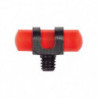 Guidon ajouré Cor Caroli lumineux rouge 3.5x10 mm
