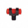 Guidon ajouré Cor Caroli lumineux rouge 3x8 mm