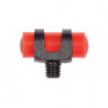 Guidon ajouré Cor Caroli lumineux rouge 4x9 mm pour fusil