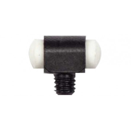 Guidon plein Cor Caroli blanc 3,5x8 mm pour fusil