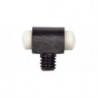 Guidon plein Cor Caroli blanc 3x8 mm pour fusil