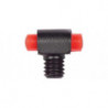 Guidon plein Cor Caroli lumineux rouge 2x6.5mm