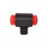 Guidon plein Cor Caroli lumineux rouge 3x8 mm pour fusil
