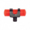 Guidon plein Cor Caroli lumineux rouge 4x12.5mm Pour Arme de chasse