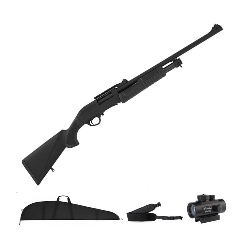 OPÉ FAP ! Fusil à pompe Hatsan Escort - Cal. 12/76 et accessoires