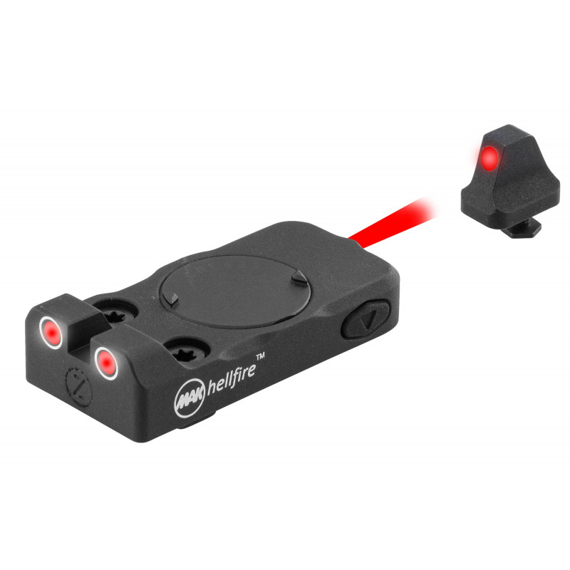 Organe de visée Mak Helfire Glock illuminée