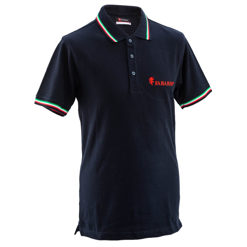 Polo Fabarm manches courtes - bleu marine