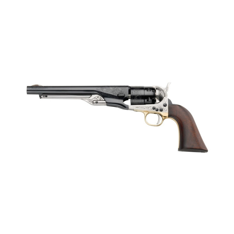 Réplique Revolver Pietta 186 Army Acier Deluxe Cal.44 PN