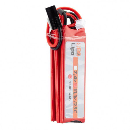 3 sticks batterie Lipo 3S 11.1V 1500mAh 25C