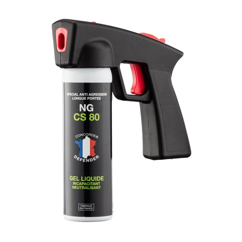 Aérosol Concorde Defender avec Poignée Gel CS 80 - 100 ml - Nouvelle génération