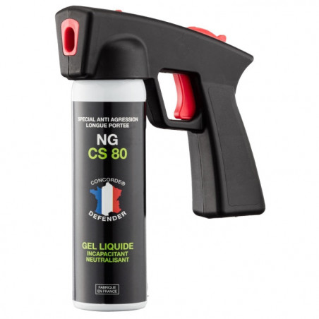 Aérosol Concorde Defender avec Poignée Gel CS 80 - 100 ml - Nouvelle génération