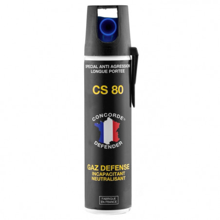 Aérosol Concorde Defender Gaz CS 80 - 75ml