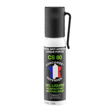 Aérosol gel Concorde defender cs 80