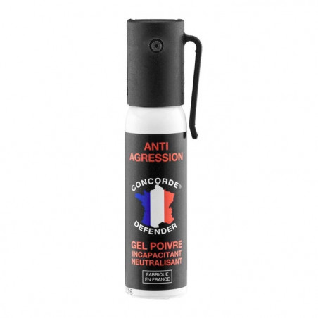 Aérosol gel poivre Concorde defender Anti-agression