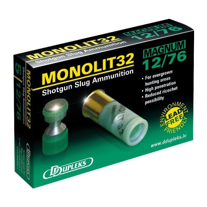 Balles Dupleks Monolit 32 - Cal. 12/70