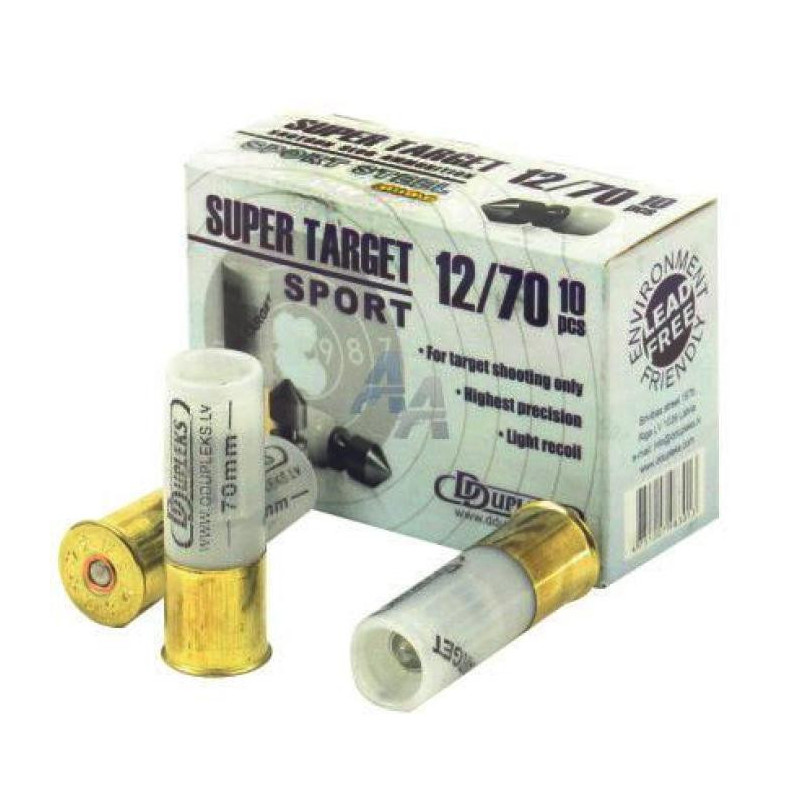 Balles Dupleks Super Target Solid Steel Training - Cal. 12/70