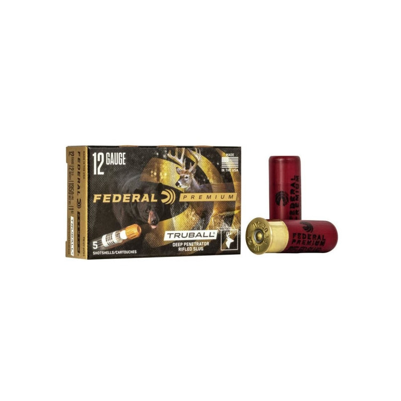 Balles Federal Premium Vital Shok Truball Deep Penetrator - Cal. 12/70