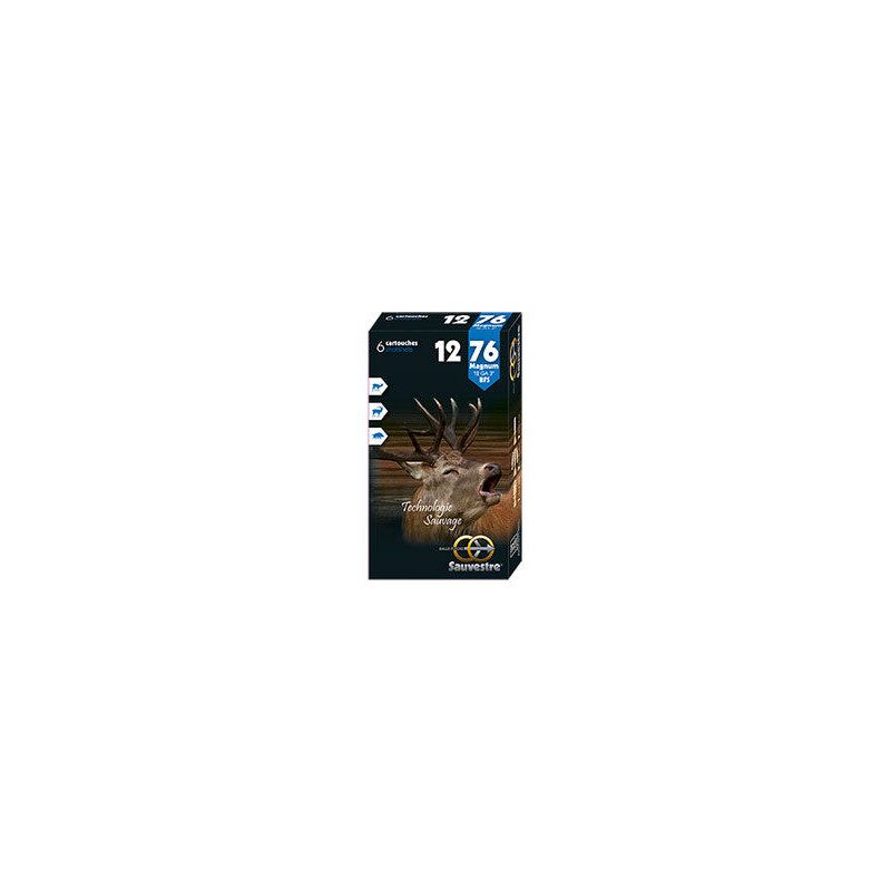 Balles Sauvestre BFS Plomb Cal. 12/76 Magnum