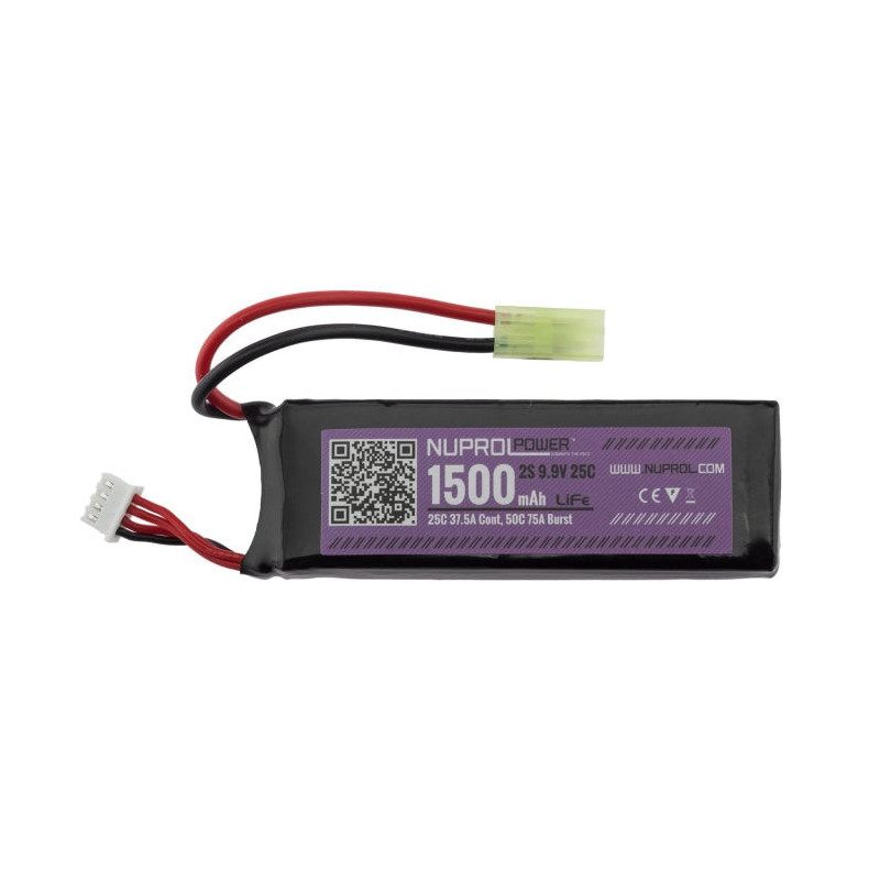 Batterie Li-Fe power Nuprol - 9,9 v 1500 mah 25c