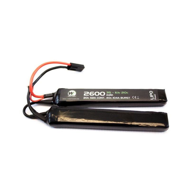 Batterie LiPo 2 éléments Nuprol - 7,4 v/2600 mAh