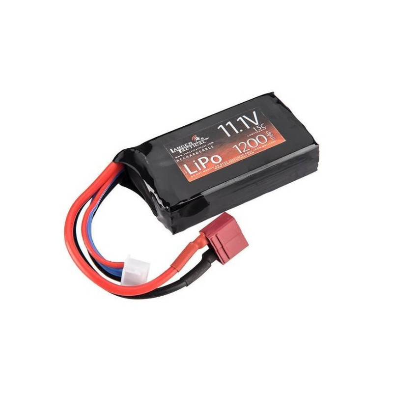Batterie Lipo PEQ 11,1V 1200mAH 15C T-DEAN