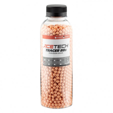Billes Acetech Tracer 0.20 g rouge - Par 2700
