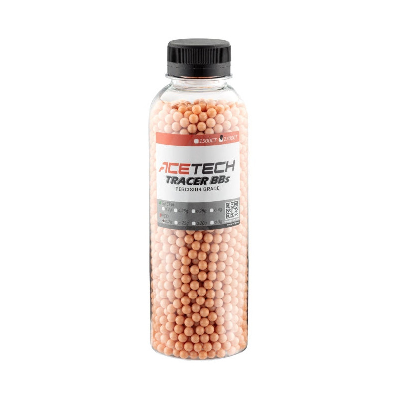 Billes Acetech Tracer 0.20g x 5000 vertes en sachet