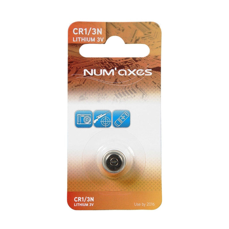 Blister 1 pile Num'Axes - CR1/3N lithium 3 V