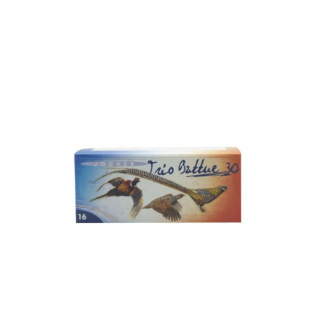 Boite de 10 Cartouches Jocker Trio Battue 30 BJ - Cal. 16/67/16