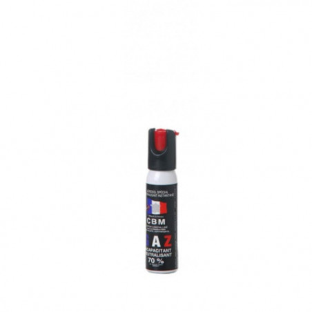 Bombe de défense CBM Cs capot 1/4 de tour - 25 ml
