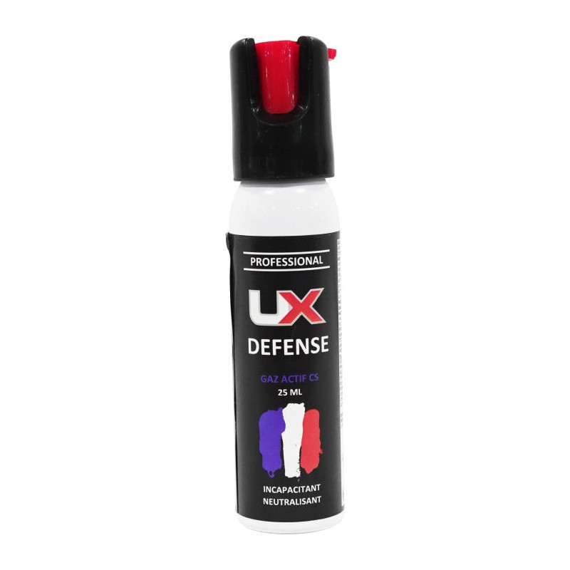 Bombe Lacrymogène Gaz CS UX - 25 ml