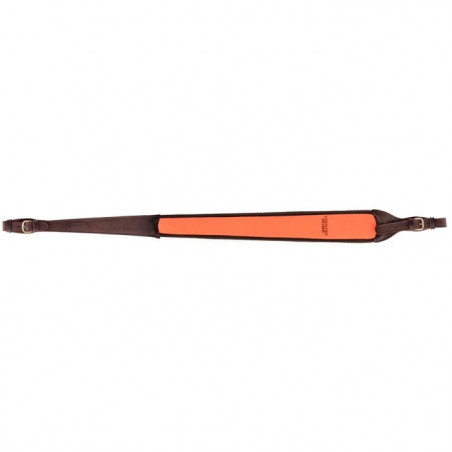 Bretelle pour arme Country Sellerie Cuir orange