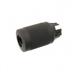 Cache Flamme Acier PPS Airsoft type CQB 556 14mm CCW