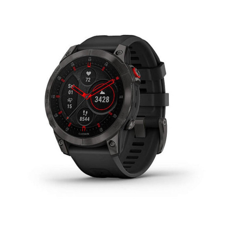 Montre GPS Garmin Epix titane black dlc bracelet noir