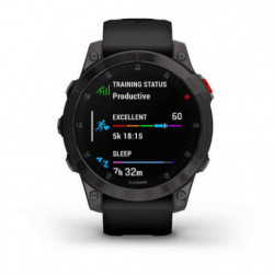 Montre GPS Garmin Epix titane black dlc bracelet noir