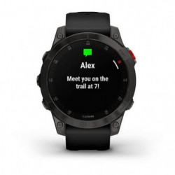 Montre GPS Garmin Epix titane black dlc bracelet noir