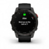 Montre GPS Garmin Epix titane black dlc bracelet noir