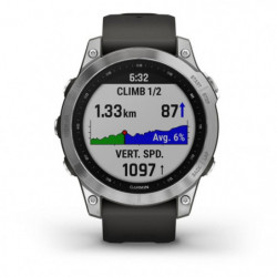 Montre GPS Garmin Fenix 7 Silver bracelet gris