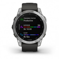 Montre GPS Garmin Fenix 7 Silver bracelet gris