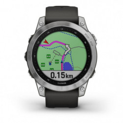 Montre GPS Garmin Fenix 7 Silver bracelet gris