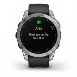 Montre GPS Garmin Fenix 7 Silver bracelet gris