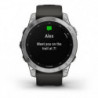 Montre GPS Garmin Fenix 7 Silver bracelet gris