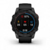 Montre GPS Garmin Fenix 7 Solar gray - Bracelet noir